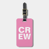 バッグラベル- CREW ラゲッジタグ (正面縦)