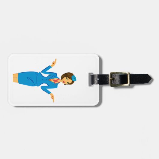 バッグラベル- EXIT ラゲッジタグ (正面横)