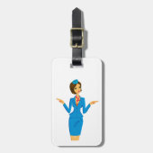 バッグラベル- EXIT ラゲッジタグ (正面縦)