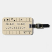 バッグラベル- Mile High Concession Card ラゲッジタグ (正面横)