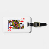 バッグラベル- Queen of Diamonds ラゲッジタグ (正面横)