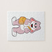 バッグ付きウサギ ジグソーパズル (横)