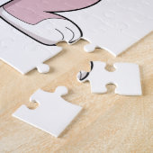 バッグ付きウサギ ジグソーパズル (側面)