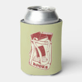 バッグ好きな本読 缶クーラー (缶正面)