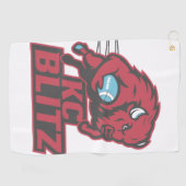 バッグ用クリップ付タオル ゴルフタオル (横)