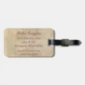 バッグ終了ヴィンテージマップ ラゲッジタグ (裏面横)