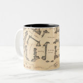 バッグ終了 ツートーンマグカップ (正面左)