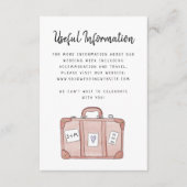 バッグ結婚のエンクロージャカードの梱包 エンクロージャーカード (正面)