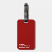 バッグ ラゲッジタグ (裏面縦)