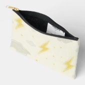 バッグ(優しい稲妻模様) アクセサリーポーチ (見開き)