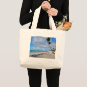 バッグ-海 ラージトートバッグ (正面(商品))