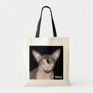 バッグ 白黒Sphynxの猫