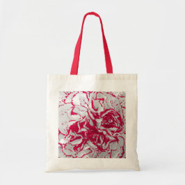 バッグ – 赤と白のカーネーション