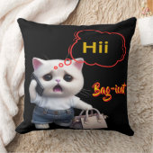 バッグicatキッズおもしろい装飾用クッションカバー クッション (ブランケット)