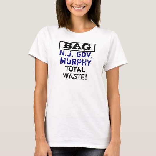バッグNJマーフィー州知事 Tシャツ (正面)