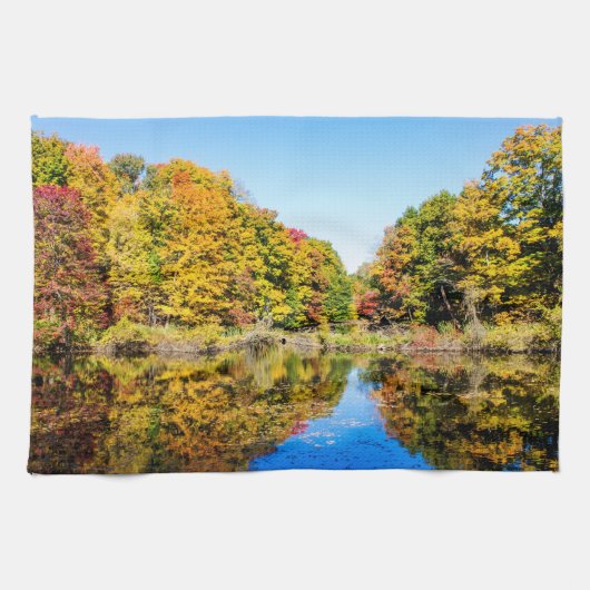 バッサーファームズ池 キッチンタオル (横)