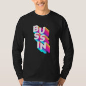 バッシンのウイルスミームスラング関連可能 Tシャツ (正面)