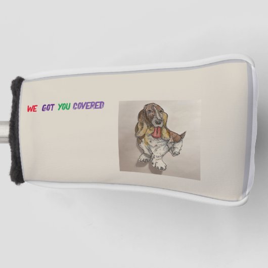 バッシーのクレヨン ゴルフヘッドカバー (正面)