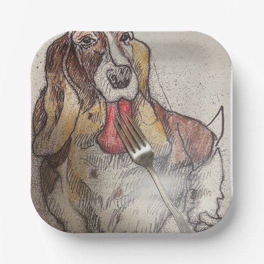 バッシーズケーキプレート ペーパープレート (正面)