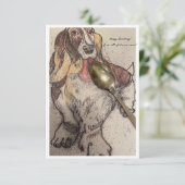 バッシー誕生日カード サンキューカード (スタンド正面)