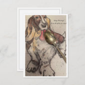 バッシー誕生日カード サンキューカード (正面/裏面)