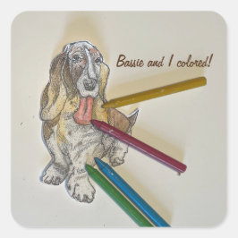 バッシー・ステッカー スクエアシール