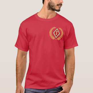 バッジと月桂冠 Tシャツ