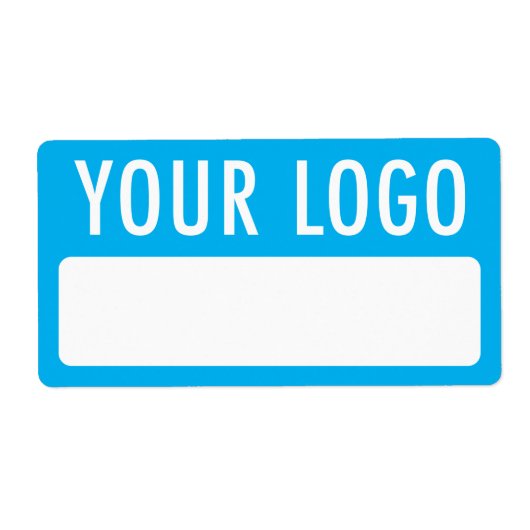 バッジにロゴが付いたボランティ書ア名シール ラベル (正面)