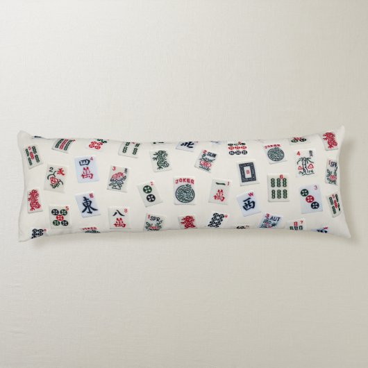バッジのMahJongタイルシンボルデザイン  ボディピロー (裏面)