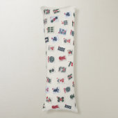 バッジのMahJongタイルシンボルデザイン  ボディピロー (正面縦)