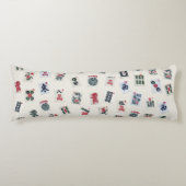 バッジのMahJongタイルシンボルデザイン  ボディピロー (正面)