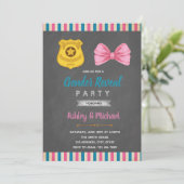 バッジまたはボージェンダーリビールパーティの招待状 招待状 (スタンド正面)