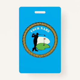 バッジゴルフ – 名前の追加 – ゴルファー バッジ