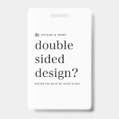 バッジデザインのアップロード バッジ (Back)