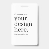 バッジデザインのアップロード バッジ (Front)