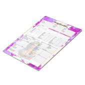 バッジナースピンナップ_看護報告シート ノートパッド (アングル)