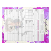 バッジナースピンナップ_看護報告シート ノートパッド (正面)