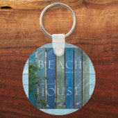 バッジビーチハウス キーホルダー (正面)