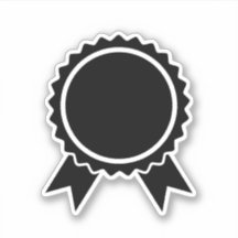 バッジブラックカスタムカットビニールシール