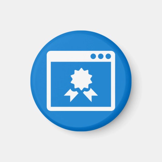 バッジマグネット – クォリティ マグネット (正面)