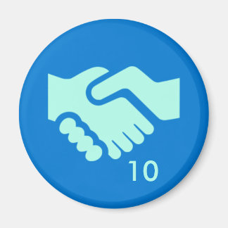 バッジマグネット – ハンドシェイク10 マグネット