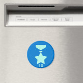 バッジマグネット – メダル10 マグネット (インサイチュ (食洗機))