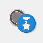 バッジマグネット – メダル マグネット (正面/裏面)