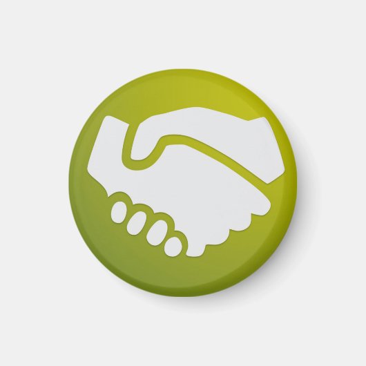 バッジマグネット – 信頼 マグネット (正面)