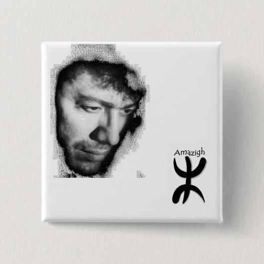 バッジマトウブラウンジ 缶バッジ (正面)