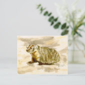 バッジャーはがき ポストカード (スタンド正面)