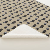 バッジャーフレンジシャーパブランケット（ベージュ） シェルパブランケット (3/4)