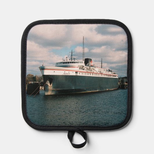 バッジャーポット保持者 鍋敷き (正面)