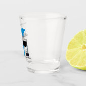 バッジャー湖ミシガンがガラスを撃った ショットグラス (右)