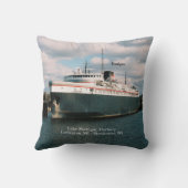 バッジャー角枕 クッション (裏面)